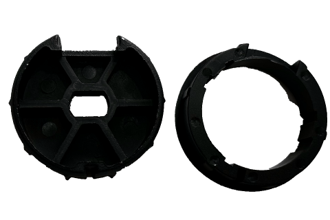 Adaptador+Corona circular eje 60mm