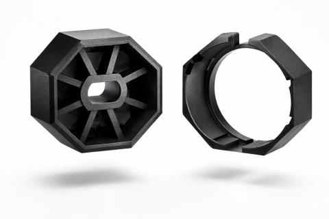 Adaptador+Corona Octogonal 50mm