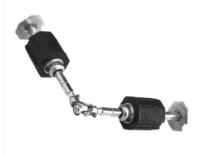 Contera 60mm articulada de transmision con soporte