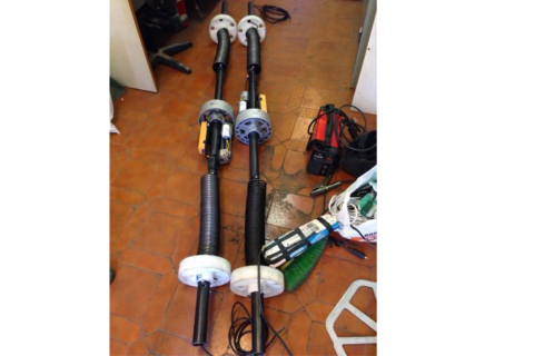 Metro extra para eje Puerta enrollable 48mm