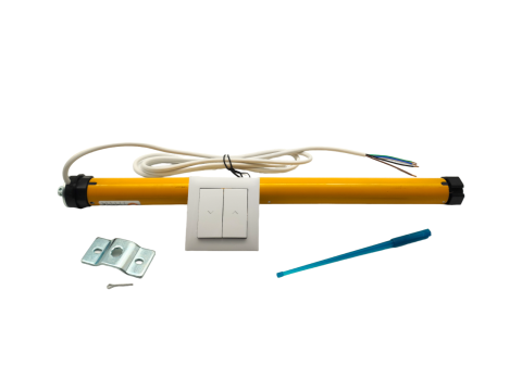 Motor Persiana Cableado 10Nm/25Kg + Pulsador 