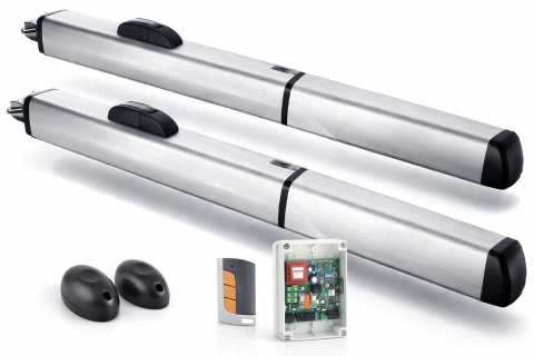 Kit Motor 2 brazo Batiente 500Kg puerta 3 metros