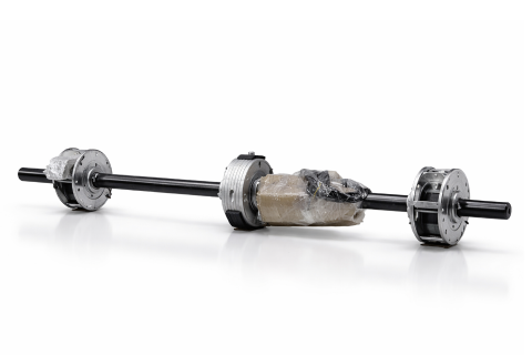 Metro extra eje de flejes Puerta enrollable 48mm